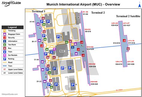 münchen airport map